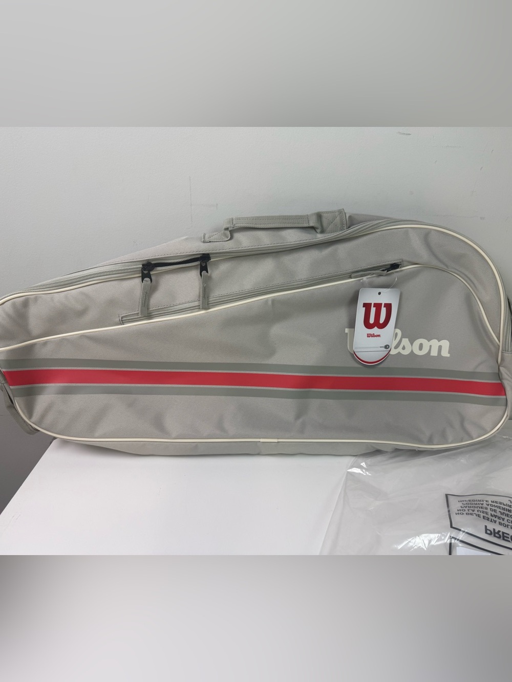 Wilson Team Tennis 3 Racket Bag Gear  New NWT